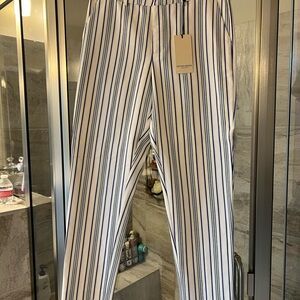 Scotch & Soda Striped Blue and White Dress Pants